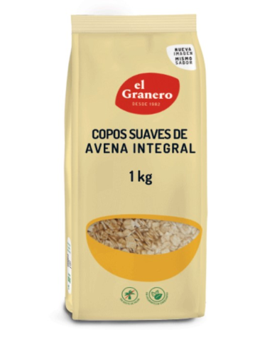 Copos avena finos integral 1kg el granero