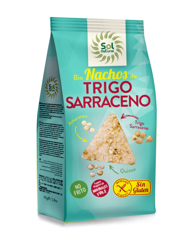Nachos de trigo sarraceno bio 80g sol natural