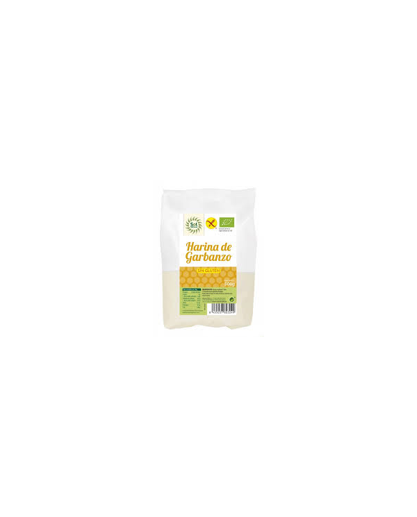 Harina garbanzo sin gluten 500g sol natural