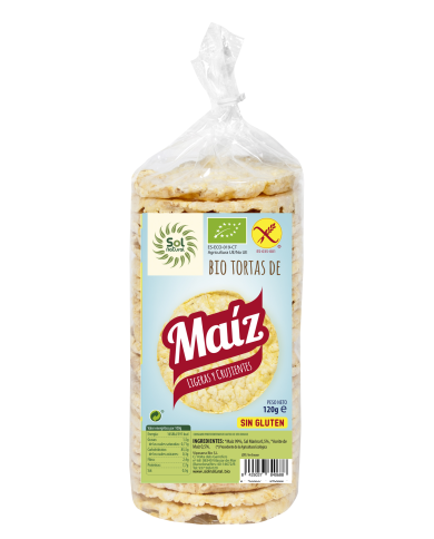 Tortas maiz bio s/g sol natura