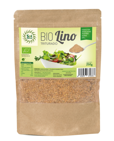 Lino dorado triturado 250gr sol natural