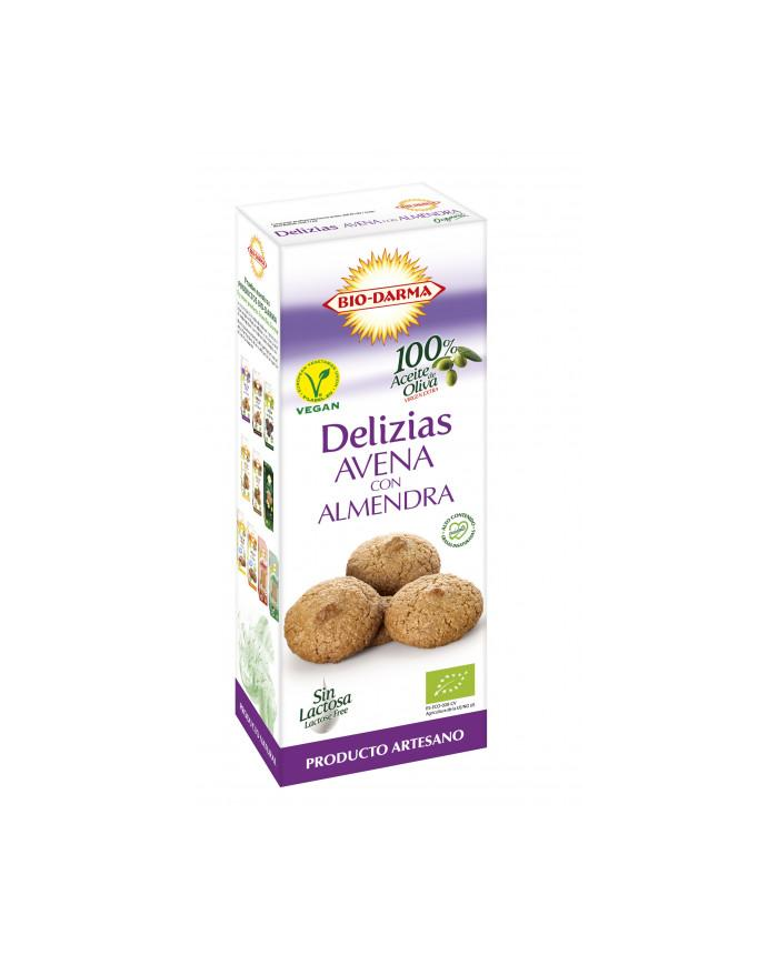 Delicias galletas avena almendra bio 125g biodarma