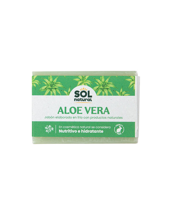 Jabon aloe vera nutritivo hidrat sol natural 100g
