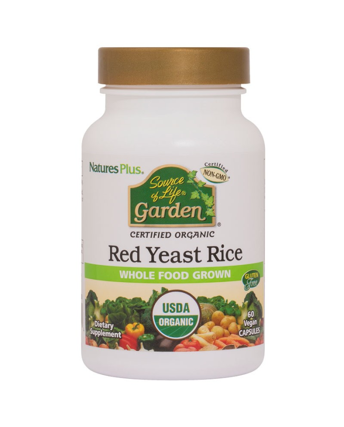 Garden red yeast rice 600mg 60cap natures plus