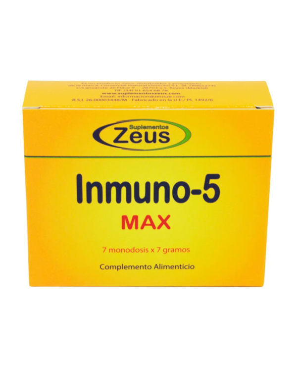 Inmuno-5 max 7 monodosis zeus