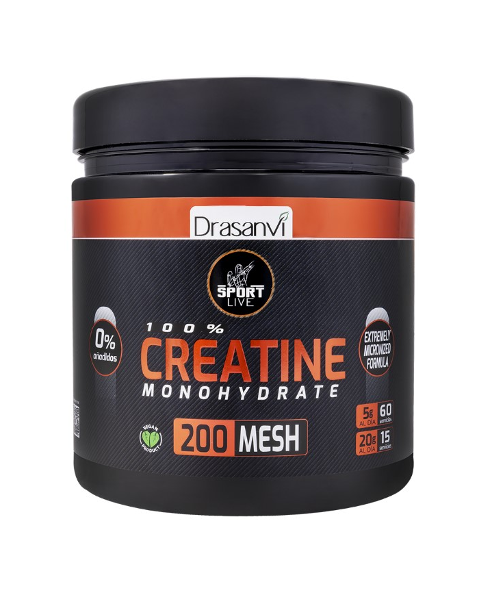 Creatina monohidrato 200 mesh drasanvi 300g drasan