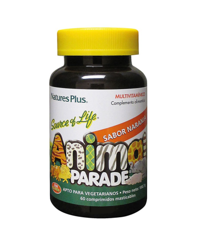 Animal parade multivitaminico naranja