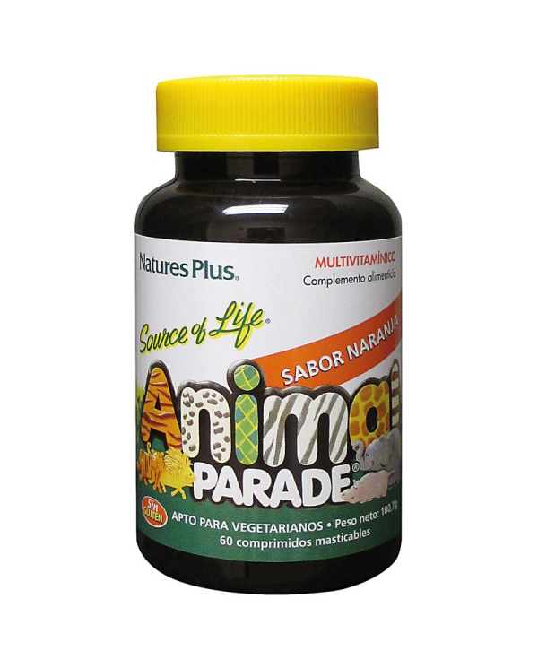 Animal parade multivitaminico naranja