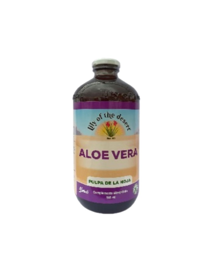 Zumo aloe vera pulpa de la hoja 946ml lily of the