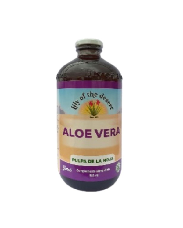 Zumo aloe vera pulpa de la hoja 946ml lily of the