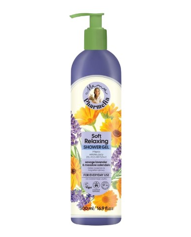 Gel ducha suave relajante 500ml vegan mama pharmel