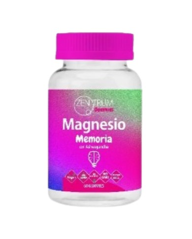 Magnesio memoria ashwagandha 60 gummies zentrum
