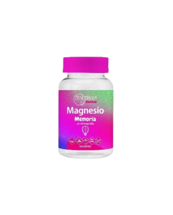Magnesio memoria ashwagandha 60 gummies zentrum