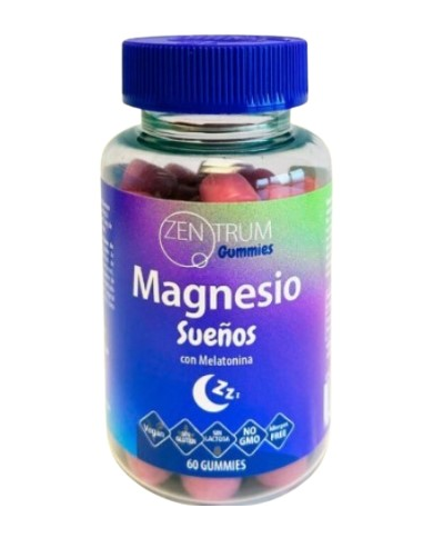 Magnesio sueño melatonina 60 gummies zentrum