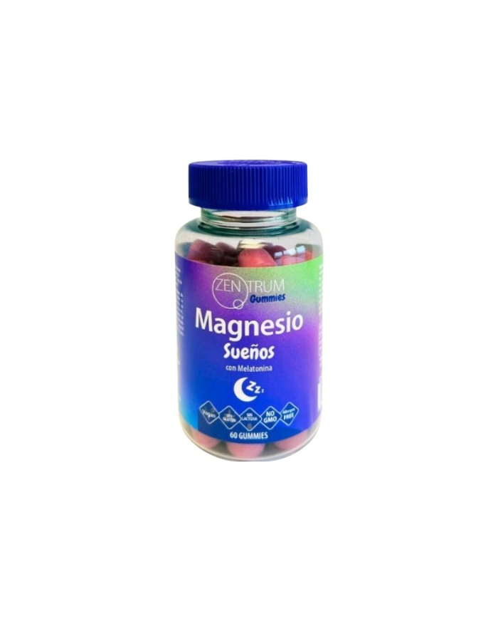 Magnesio sueño melatonina 60 gummies zentrum