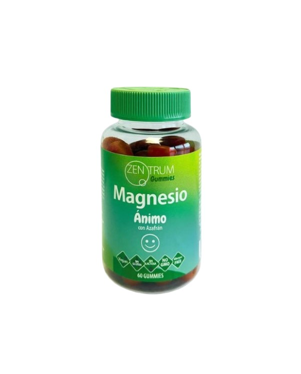 Magnesio animo azafran 60 gummies zentrum