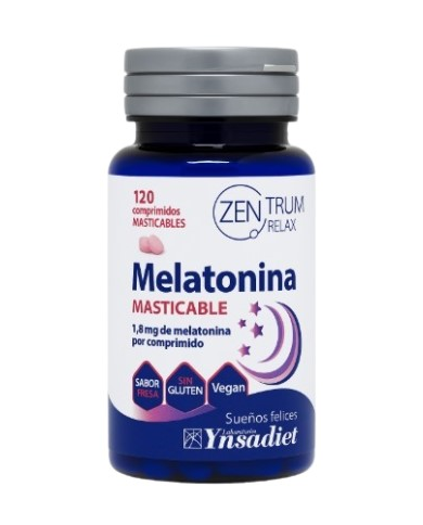 Melatonina masticable 120 comp 400mg zentrum