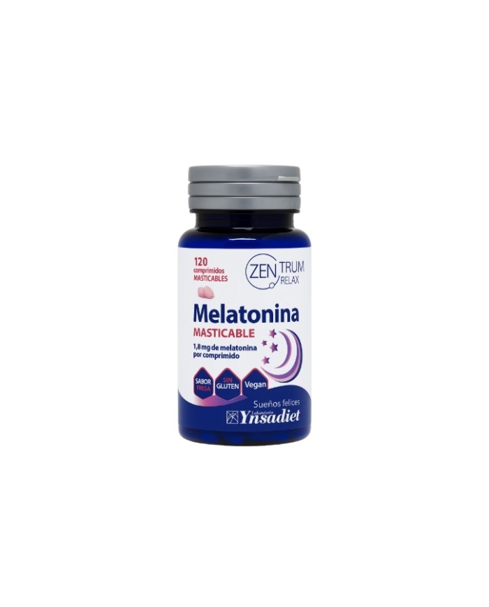 Melatonina masticable 120 comp 400mg zentrum