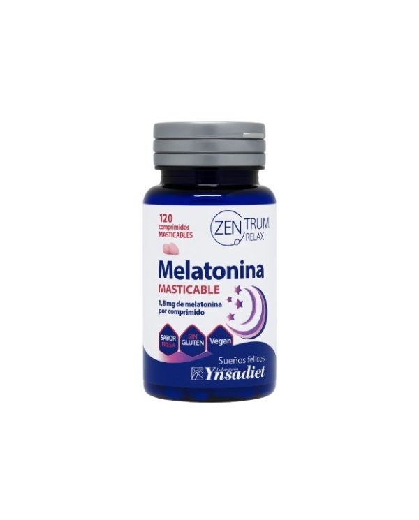 Melatonina masticable 120 comp 400mg zentrum