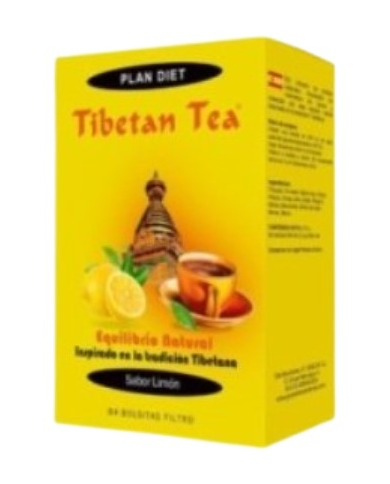 Tibetan tea limon 84 filtros plan diet