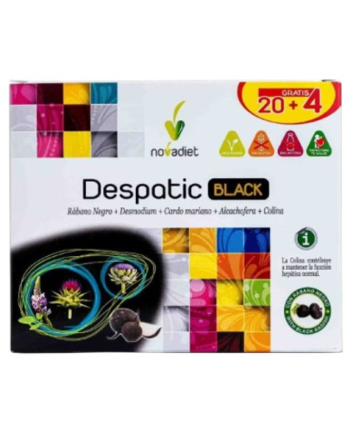 Despatic  black  20+4 viales de 10ml novadiet