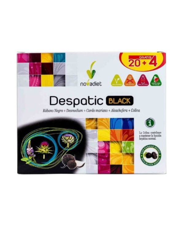 Despatic  black  20+4 viales de 10ml novadiet