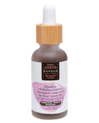 Serum facial glicolico salicilico lactico banban