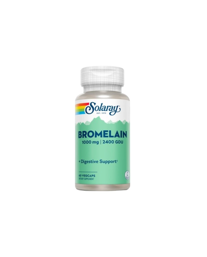 Bromelain 60 capsulas 1000mg/2400gdu solaray