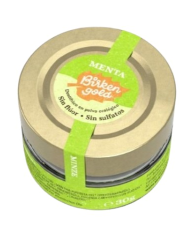 Dentifrico polvo menta eco 30 gr birkengold