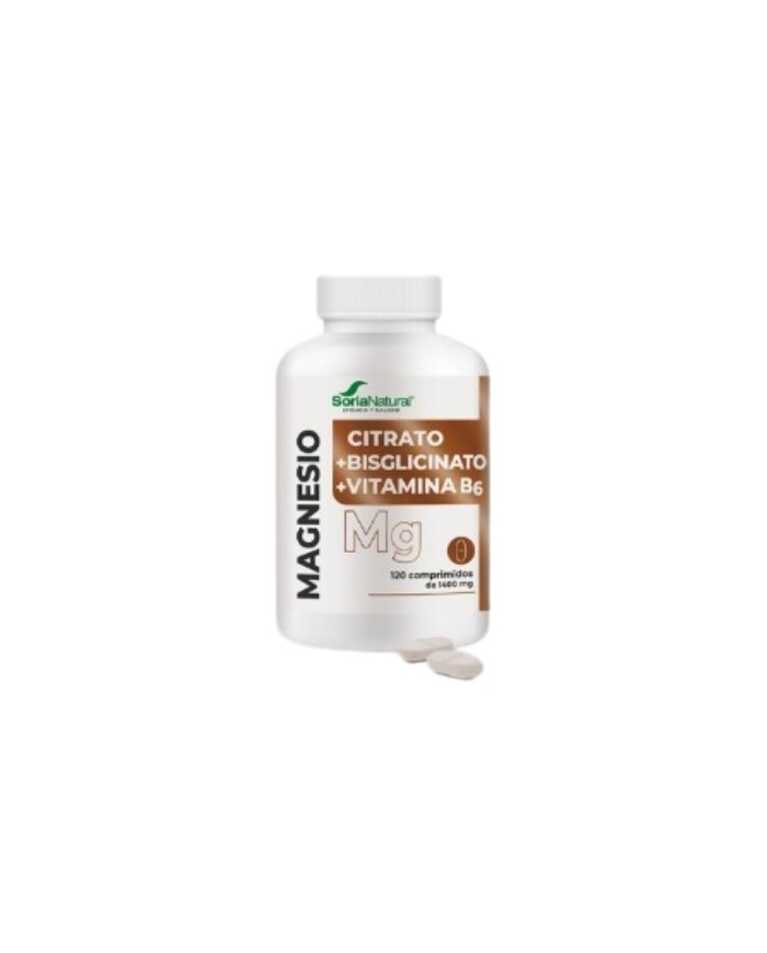Magnesio citrao+bisglicinato+vit b6 120 comp. s/n