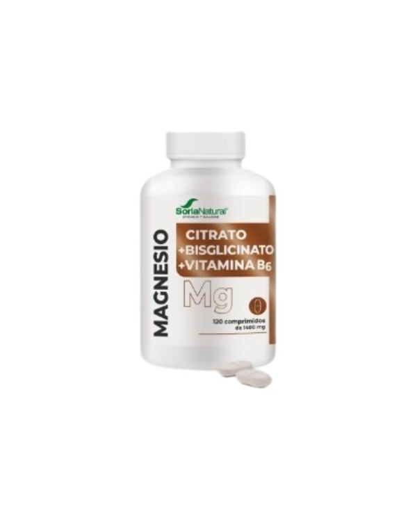 Magnesio citrao+bisglicinato+vit b6 120 comp. s/n