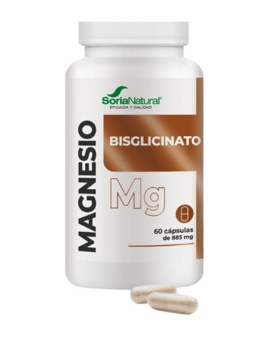 Magnesio bisglicinato 60 caps 885mg soria natural
