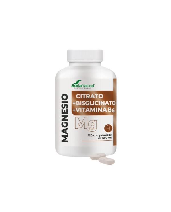 Magnesio citrao+bisglicinato+vit b6 120 comp. s/n