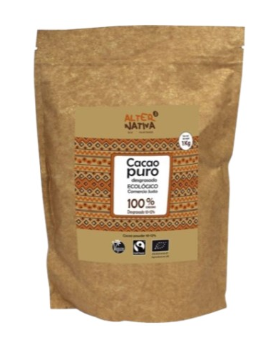 Cacao puro desgrasado 1kg alternativa