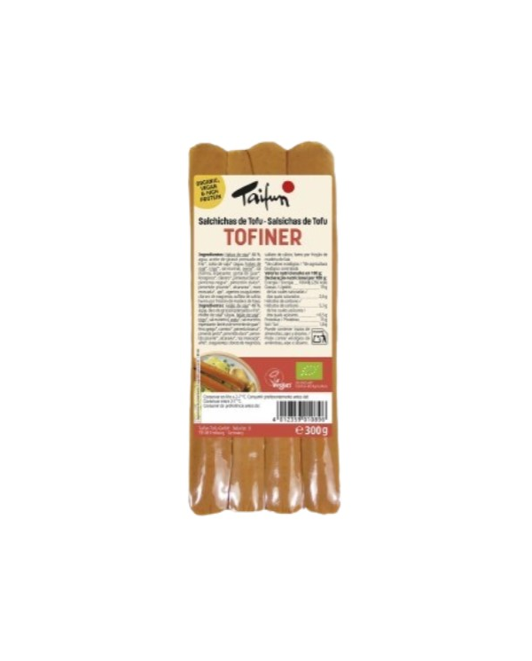 Salchicha tofu tofiner 300gr taifum