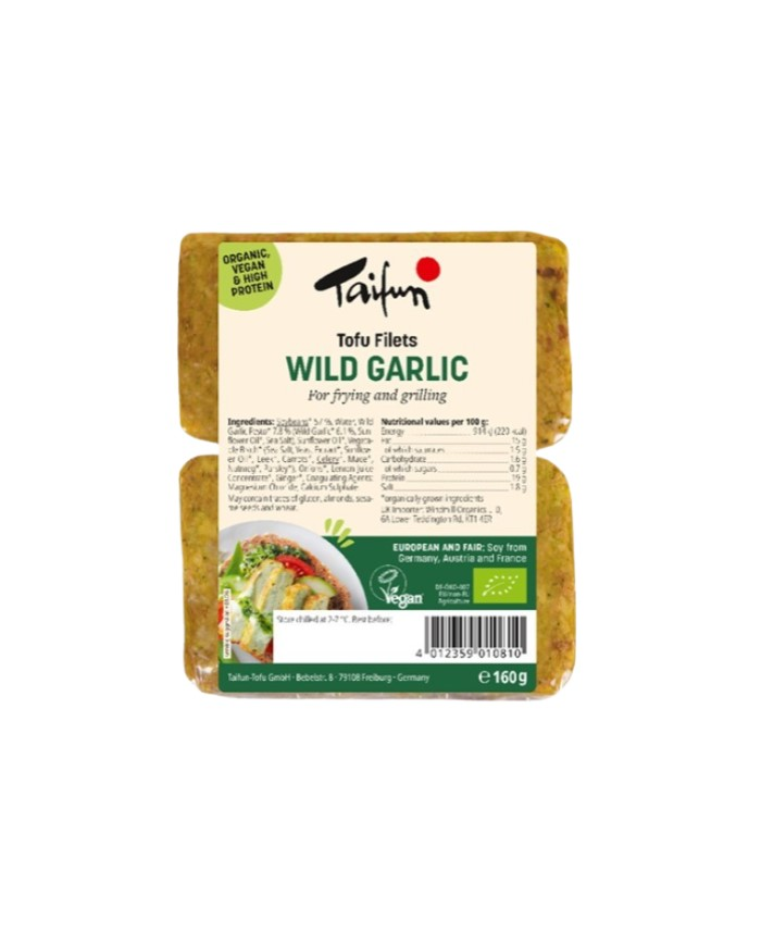 Filetes tofu ajo silvestre 160gr taifum