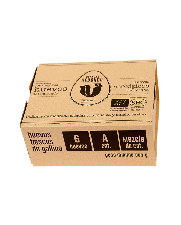 Huevos ecológicos docena Granjas Redondo