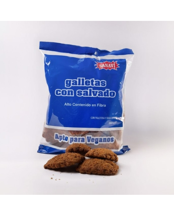 Galletas dieteticas con salvado s/a 300g Sanavi