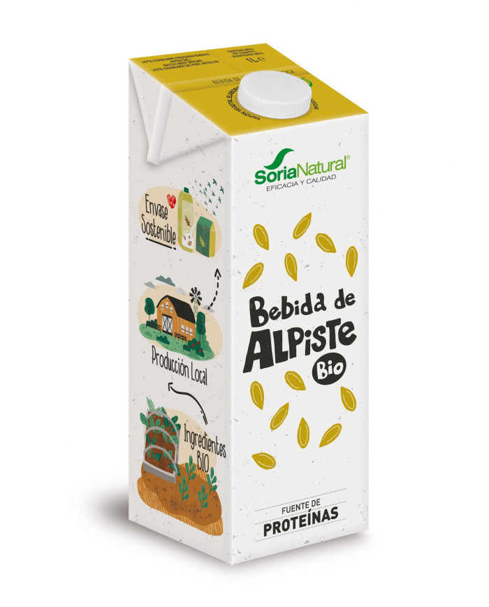 Bebida de alpiste bio 1l Soria Natural