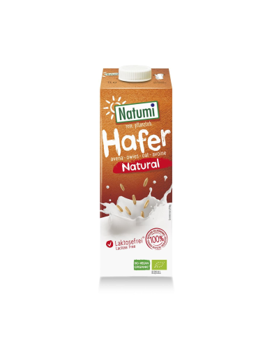 Leche avena natural s/a s/lact vegan bio1l natumi