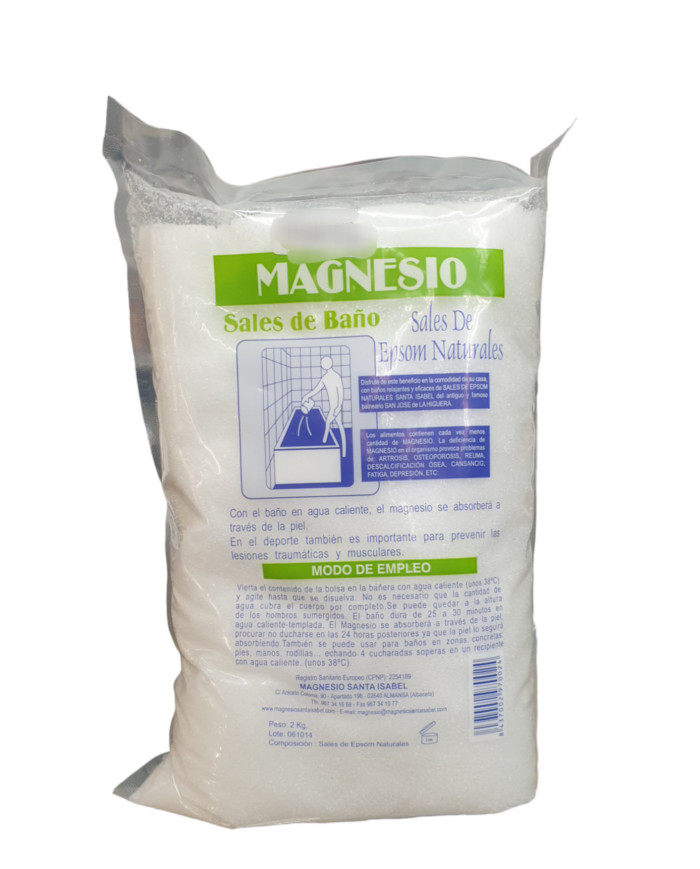 Sales magnesio baño 2kg Santa Isabel