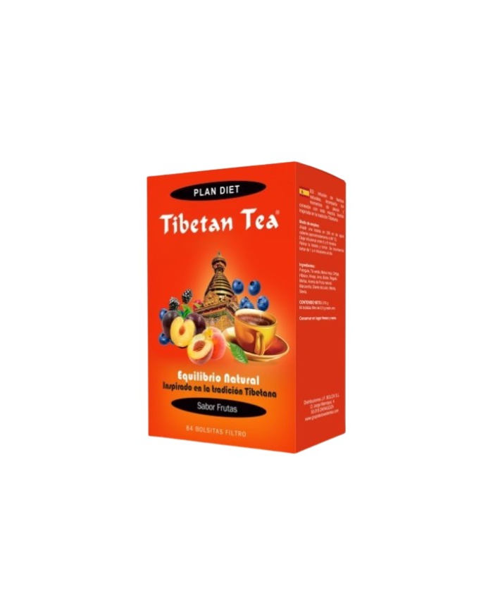 Tibetan tea frutas 84 filtros  plan diet