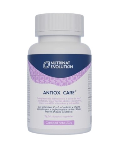 Antiox care 30 capsulas nutrinat evolution