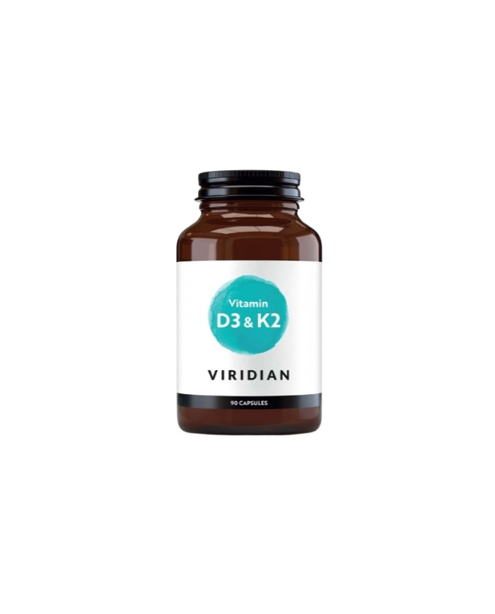 Vitamina d3+k2 90 capsulas viridian