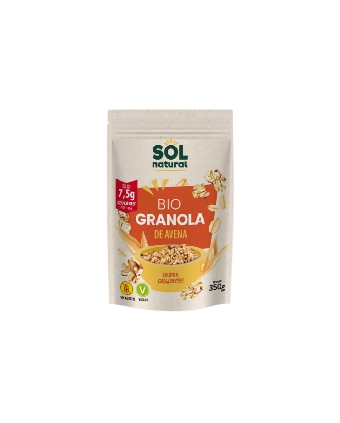Granola de avena bio 350gr sol natural