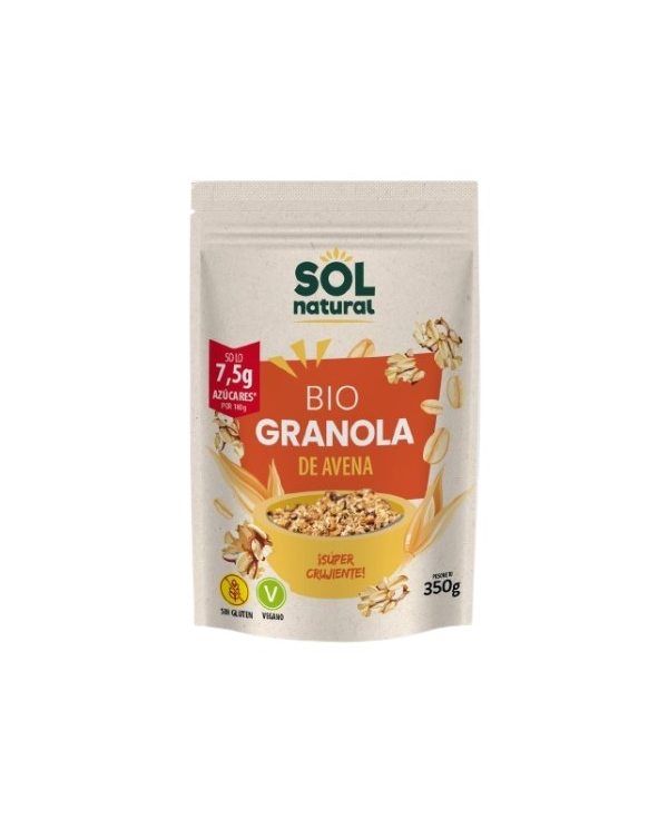 Granola de avena bio 350gr sol natural