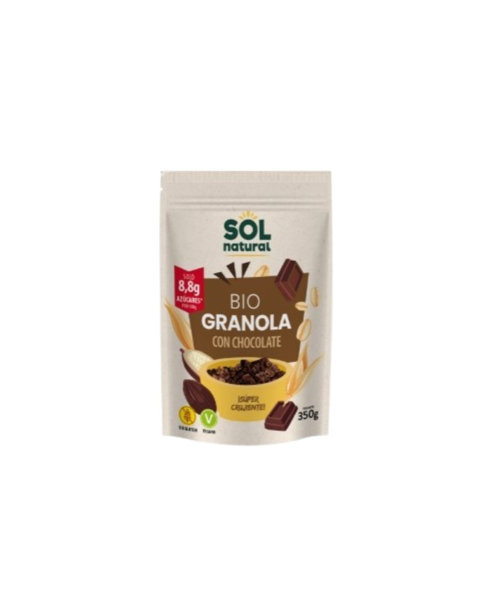 Granola chocolate bio s/g 350g sol natural