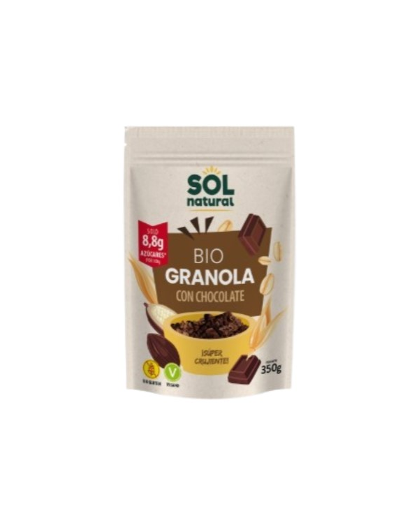 Granola chocolate bio s/g 350g sol natural