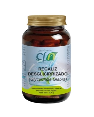 Regaliz desglicirrizado 60 capsulas cfn