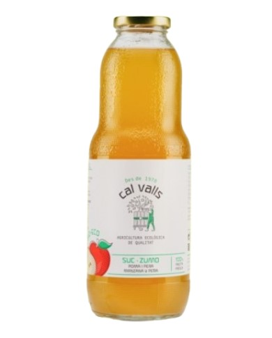 Zumo manzana y pera 1l cal valls